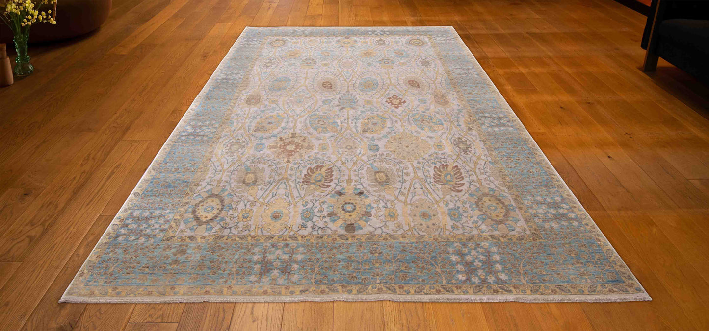 TURKISH "SAMSUN COLLECTION" RUG 6'1"X9'