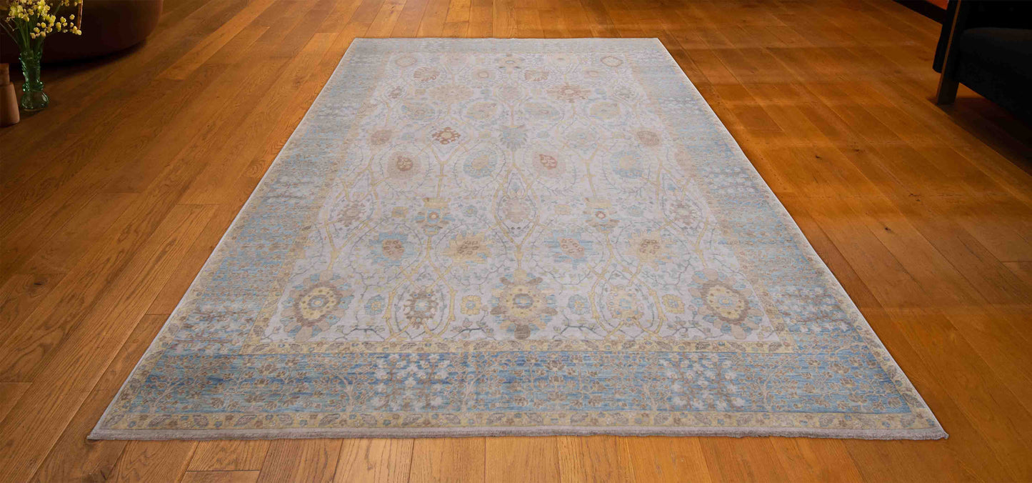 TURKISH "SAMSUN COLLECTION" RUG 6'1"X9'