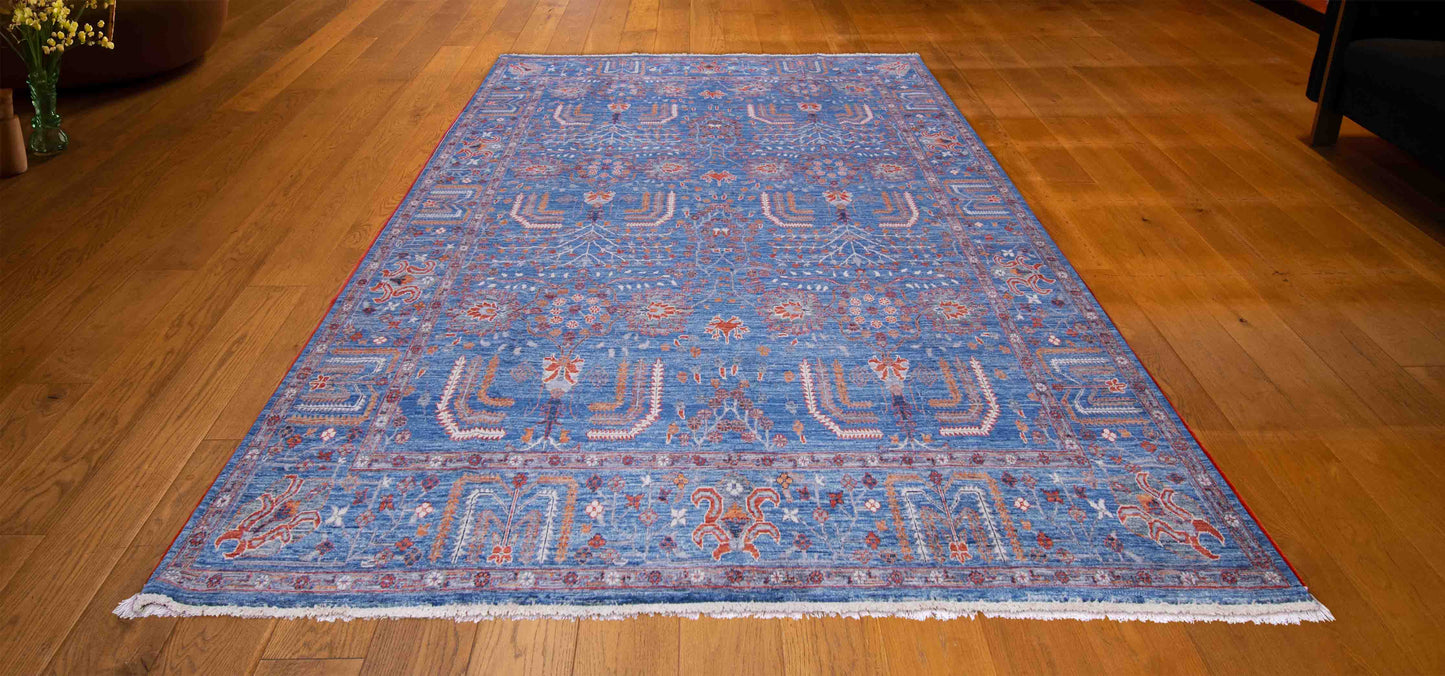 WOOL AND COTTON RUG 8'5"X9'6"