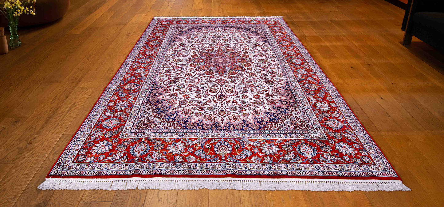ISFAHAN DESING WOLL AND COTTON 6'9"X9'6"