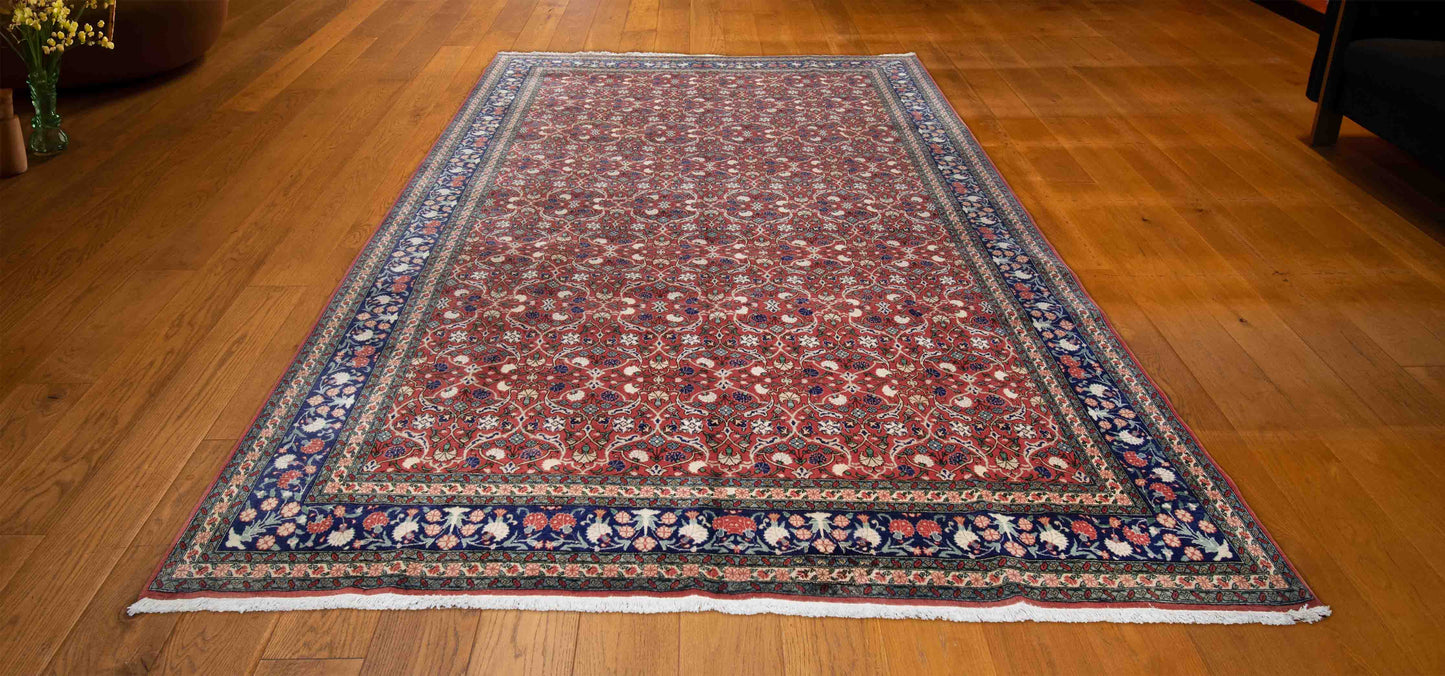 TURKISH HEREKE HAND MADE CARPET 7'6"X10'8"