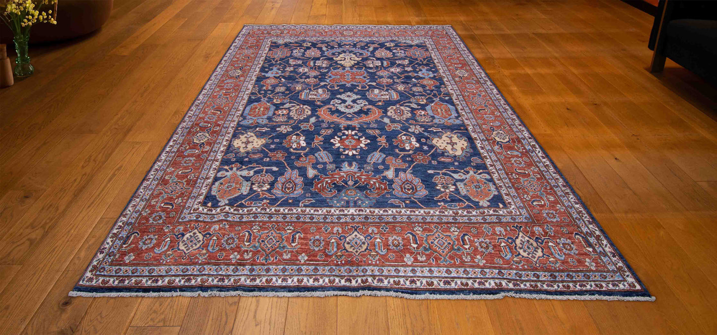 TURKISH WOOL AND COTTON 8'2"X9'7"